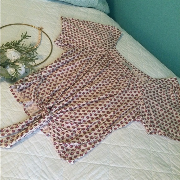 Lucky Brand Tops - Lucky Brand Boho Peasant Shirt